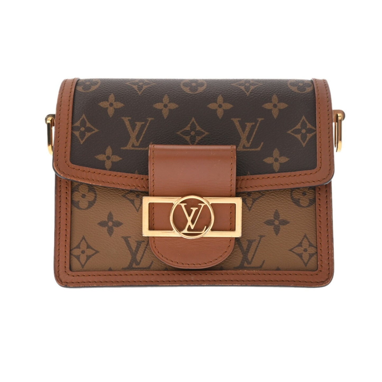 Louis Vuitton Brown Monogram Canvas Shoulder Bag