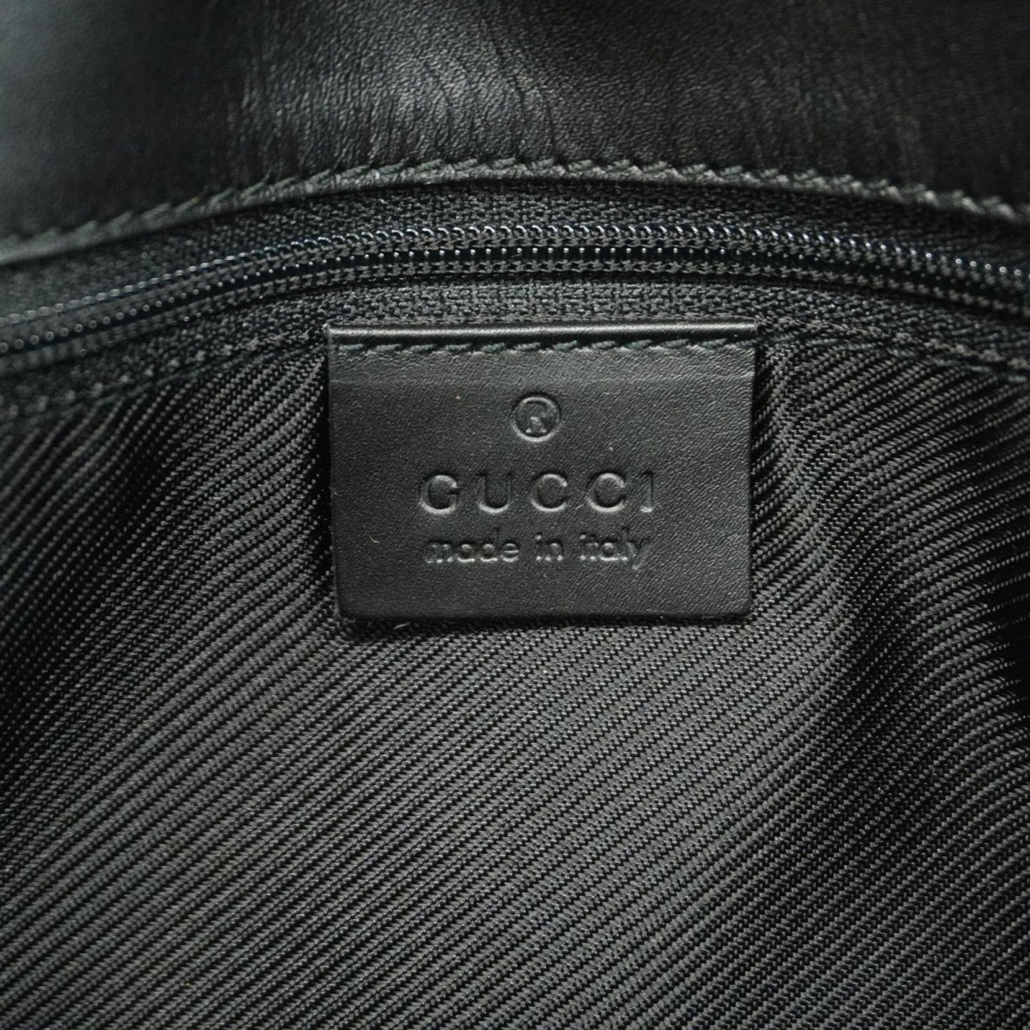 Gucci Black Canvas Tote Bag
