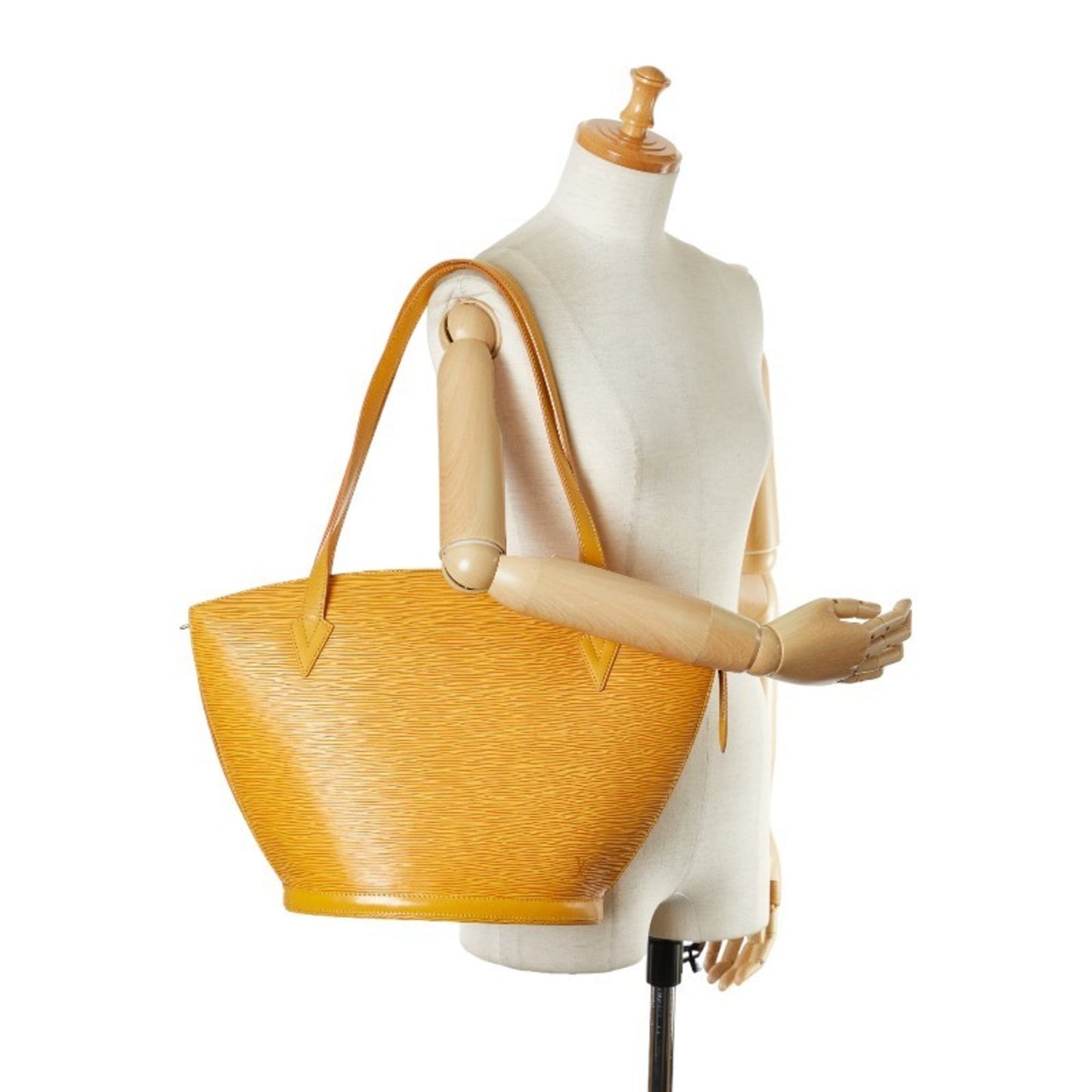 Louis Vuitton Epi Yellow Leather Shoulder Bag Tote Bag