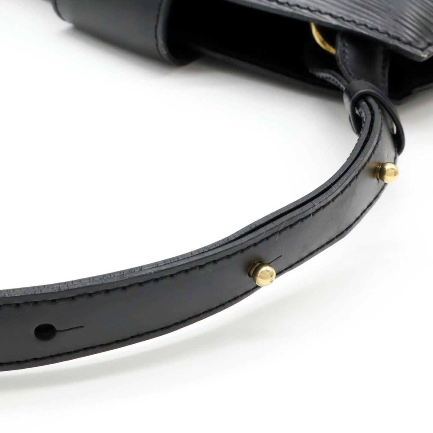 Louis Vuitton Noir Epi Leather Shoulder Bag