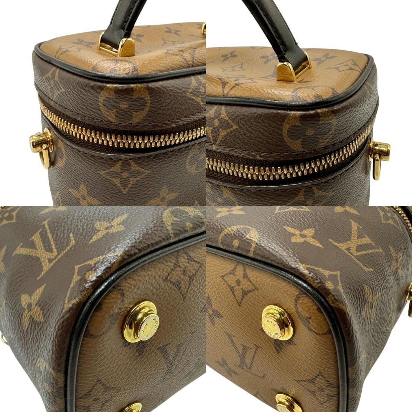 Louis Vuitton Brown Monogram Reverse Handbag Shoulder Bag