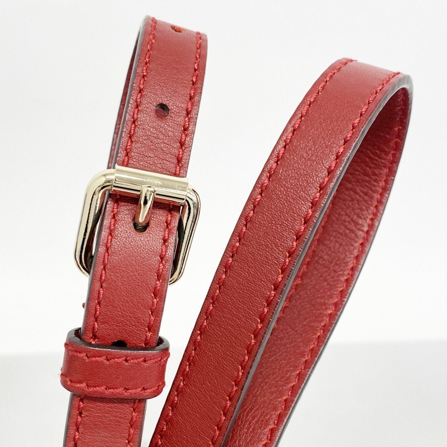 Gucci Red Color Leather Handbag