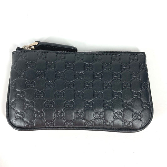 Gucci Black Leather Coin Purse/Coin Case ()