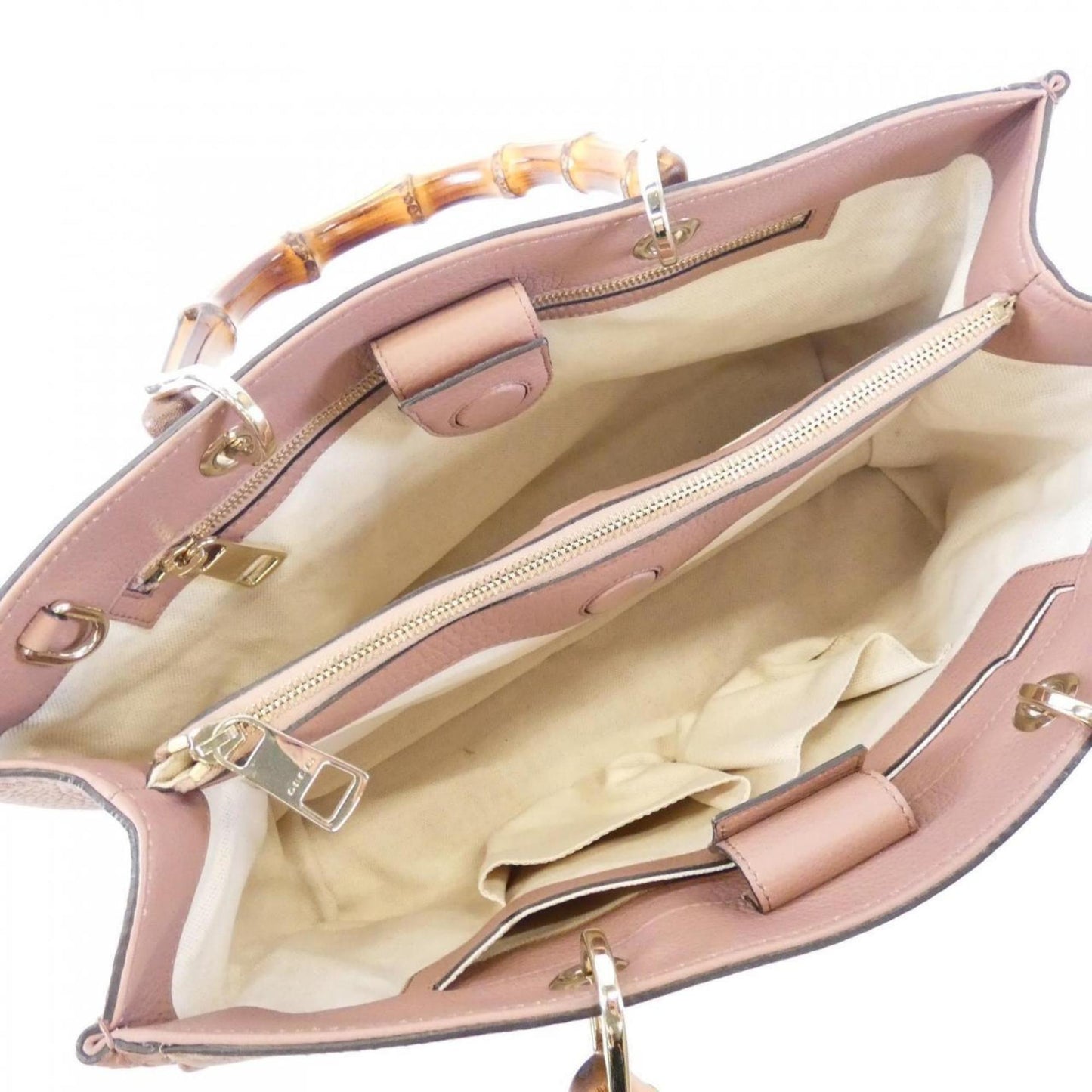 Gucci Pink Leather Handbag