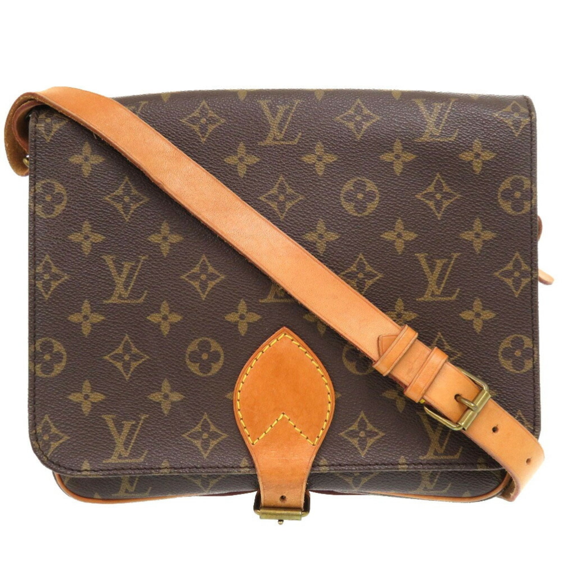 Louis Vuitton Brown Monogram Shoulder Bag ()