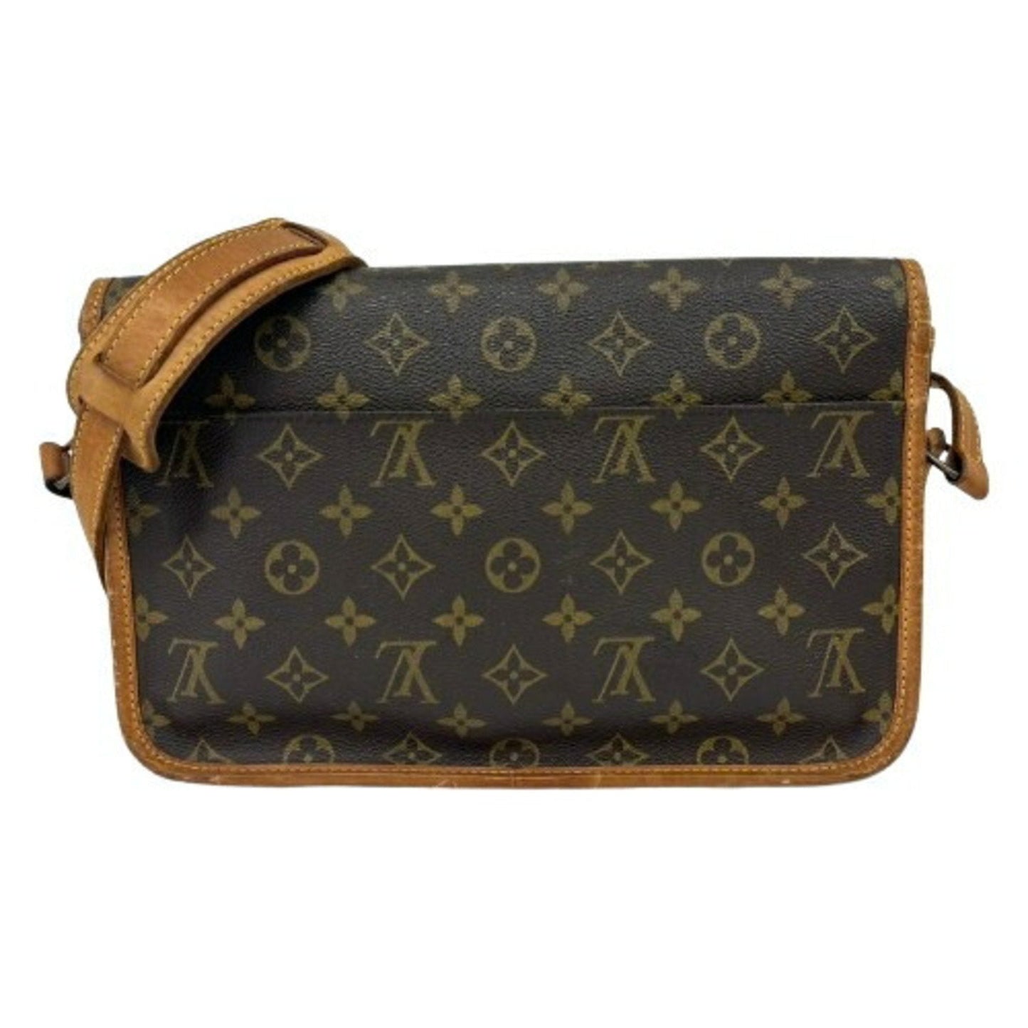 Louis Vuitton Monogram Brown Coated Canvas Shoulder Bag