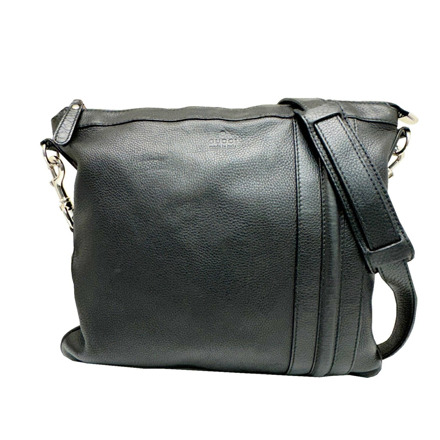 Gucci Black Leather Shoulder Bag ()