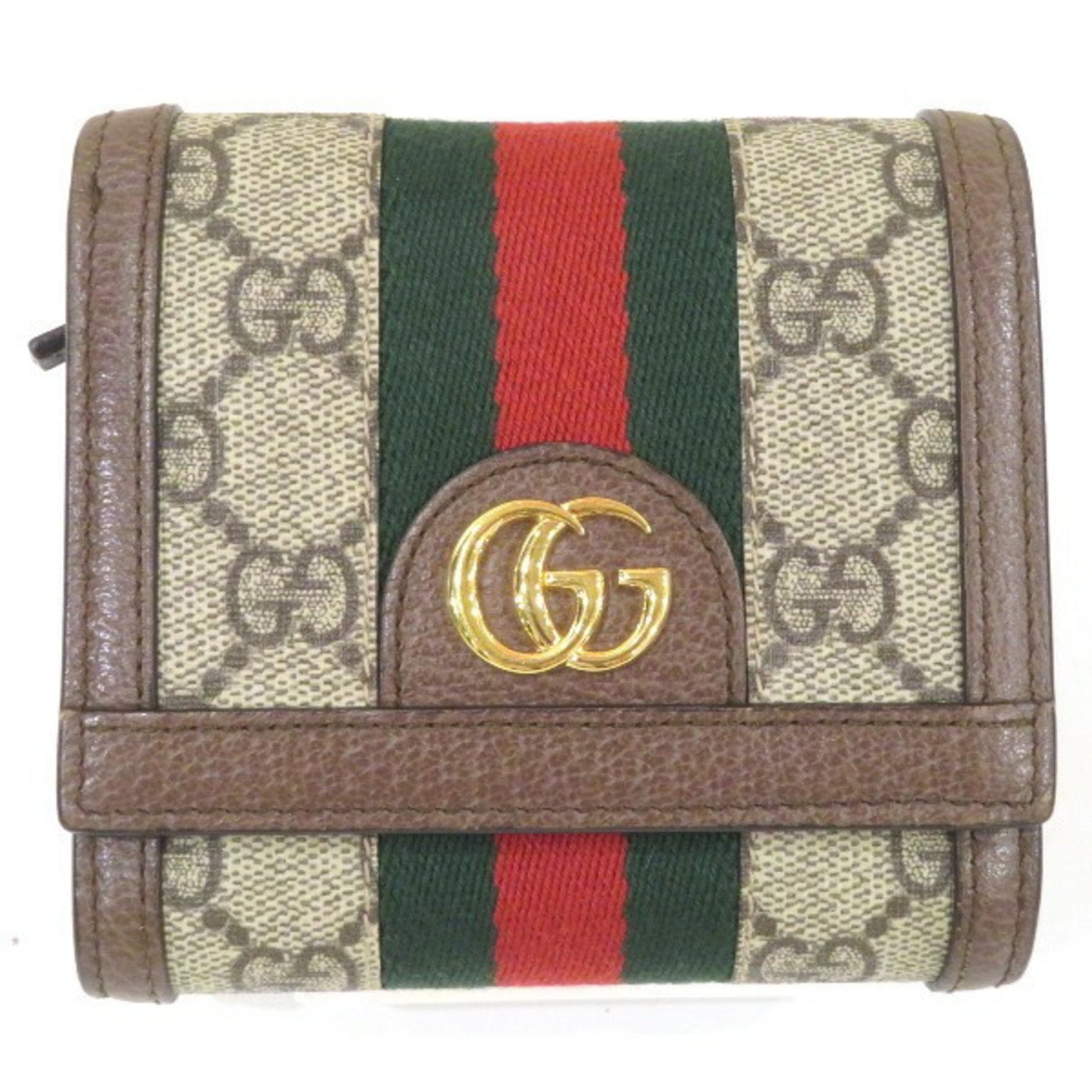 Gucci Beige Canvas Coin Purse/Coin Case ()