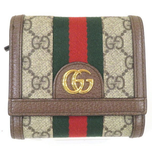 Gucci Beige Canvas Coin Purse/Coin Case ()