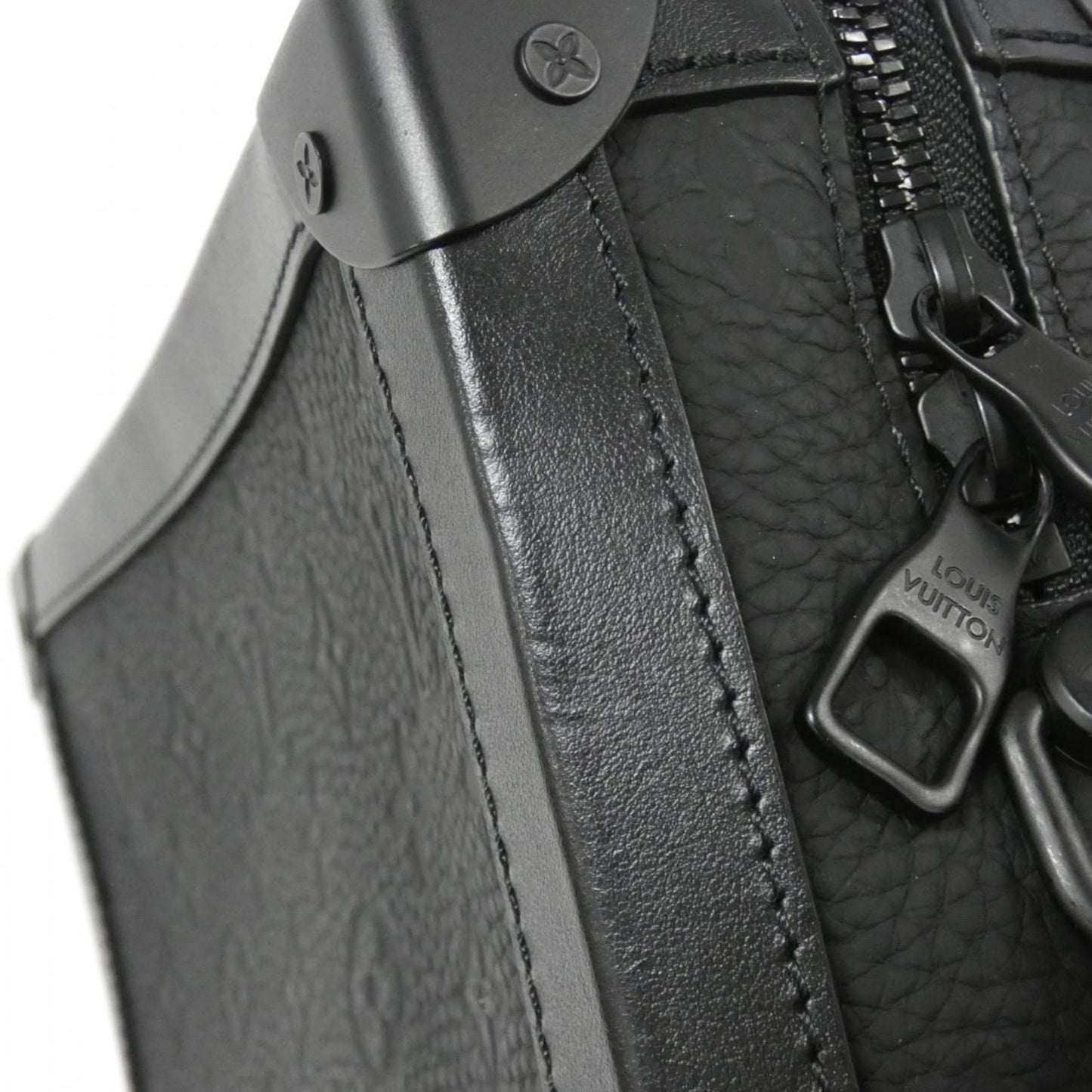 Louis Vuitton Taurillon Black Leather Shoulder Bag