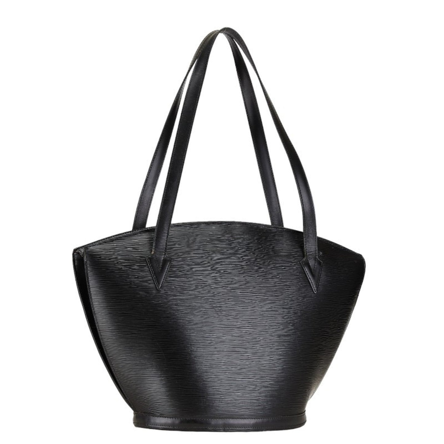 Louis Vuitton Black Noir Leather Handbag Shoulder Bag