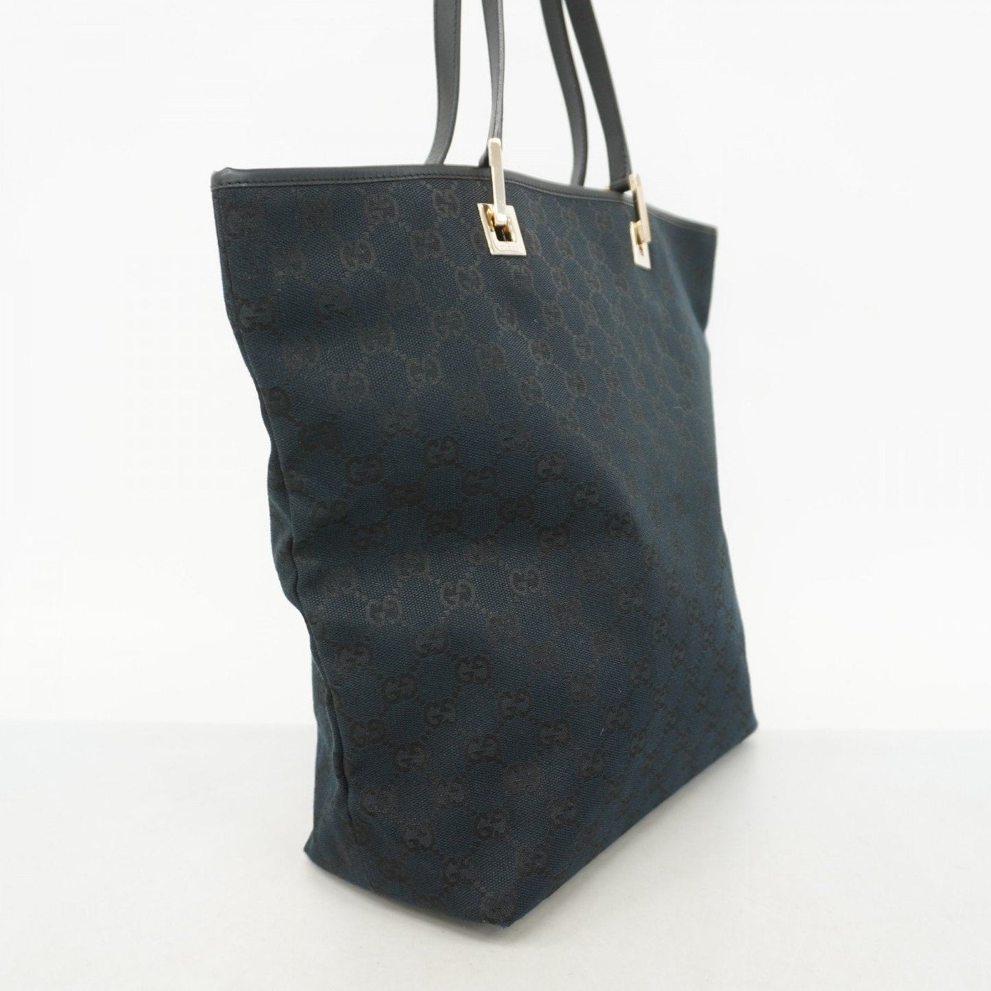 Gucci Black Canvas Tote Bag