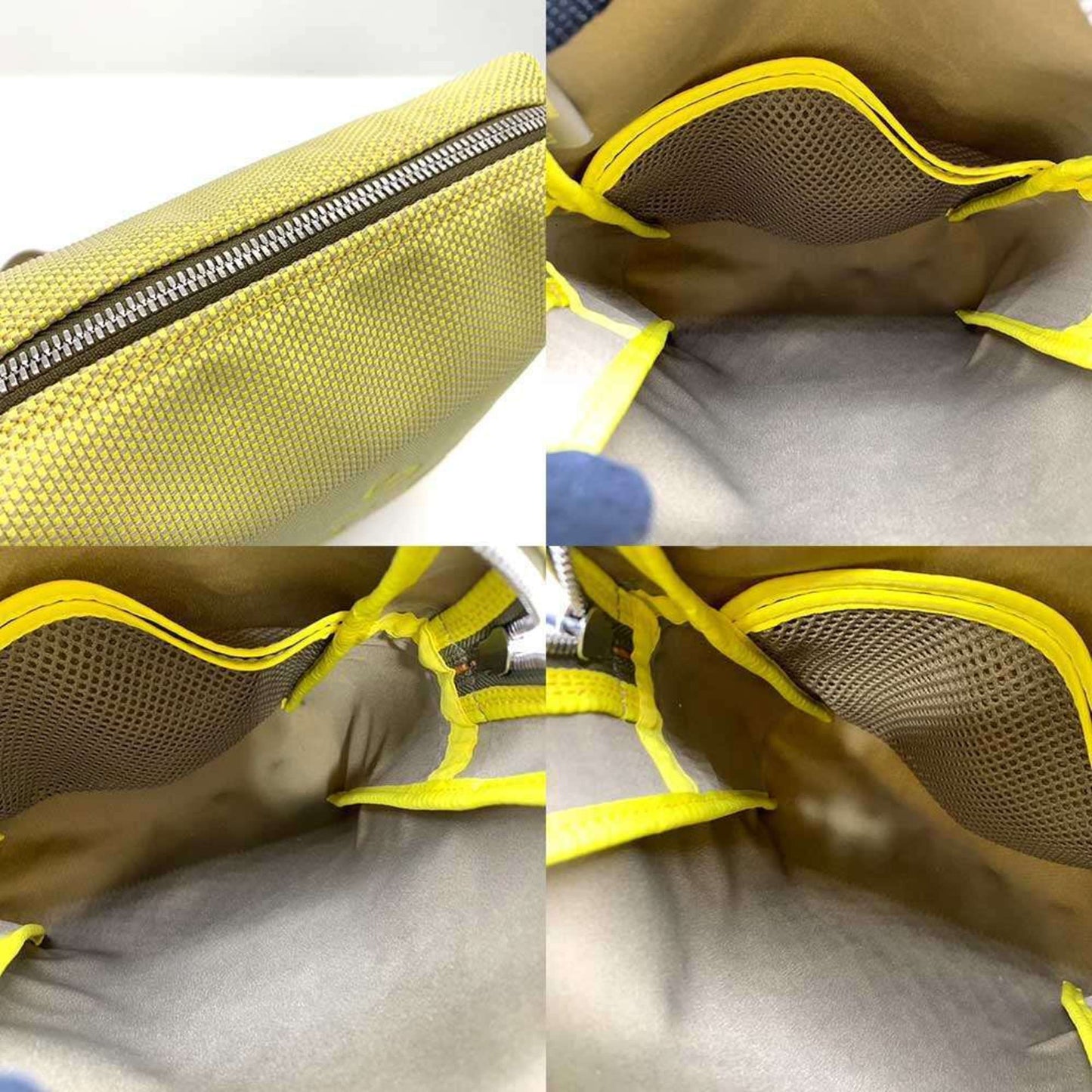 Louis Vuitton Damier Geant Gray Yellow Damier Geant Pochette Shoulder Bag