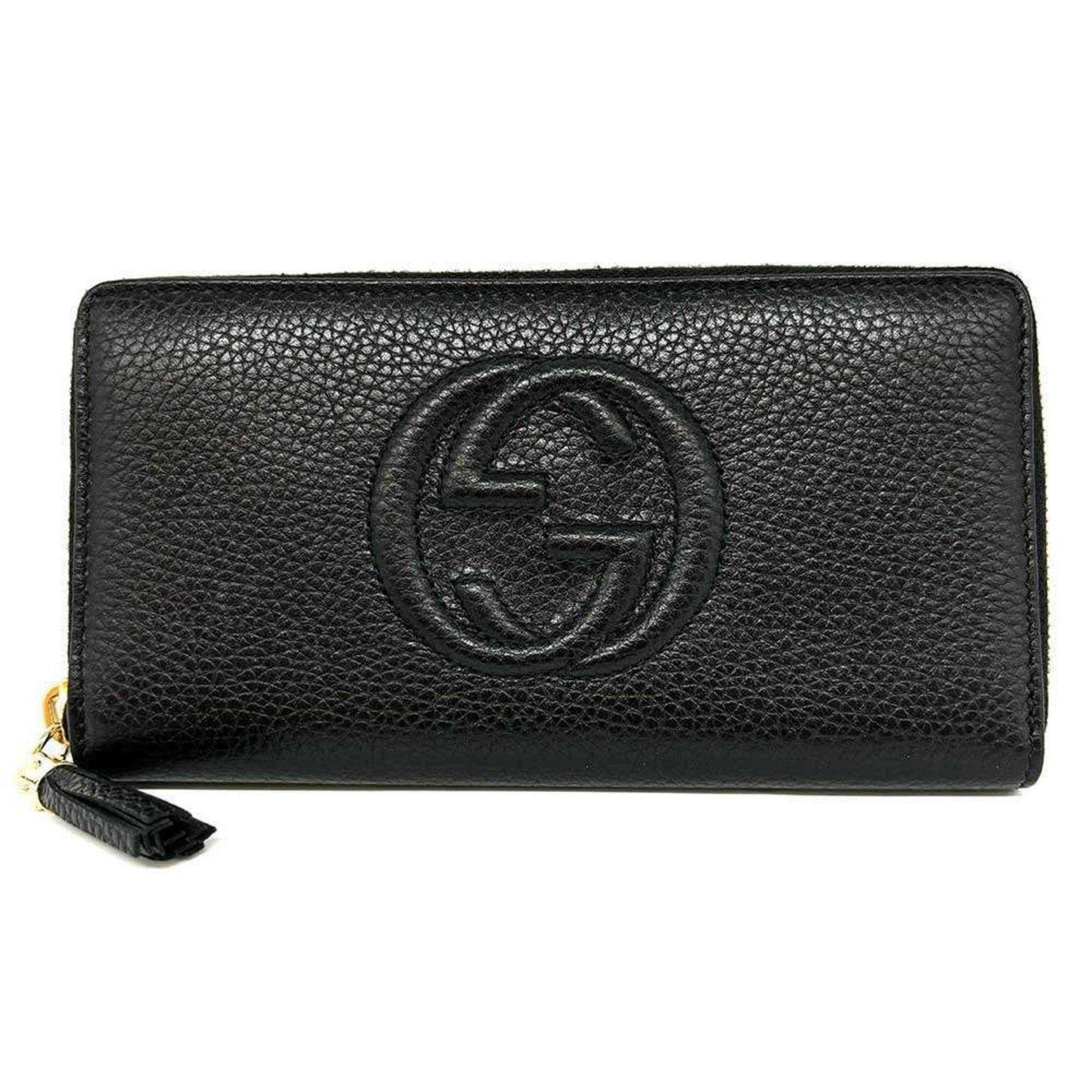 Gucci Black Leather Wallet (Bi-Fold) ()