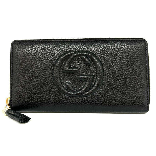 Gucci Black Leather Wallet (Bi-Fold) ()