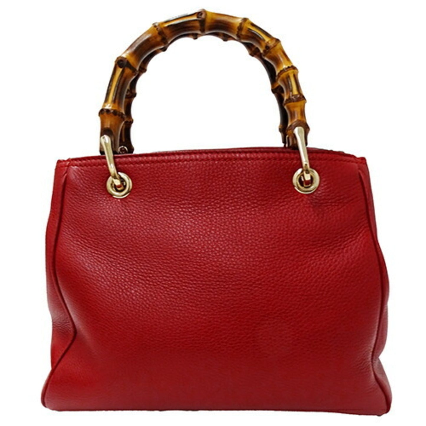 Gucci Red Color Leather Handbag Shoulder Bag