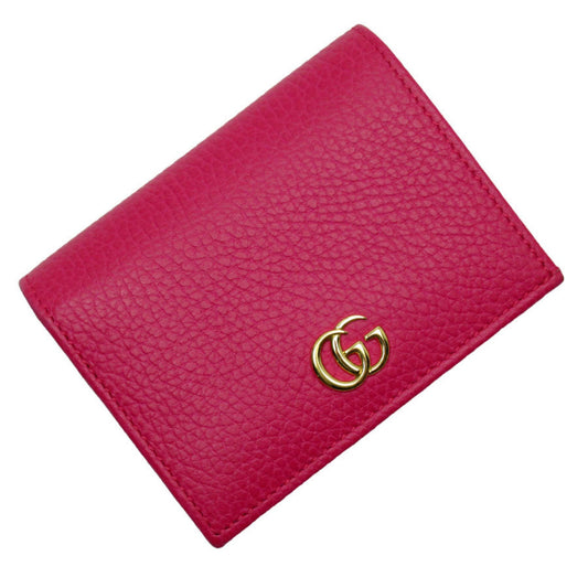 Gucci Pink Leather Wallet (Bi-Fold)