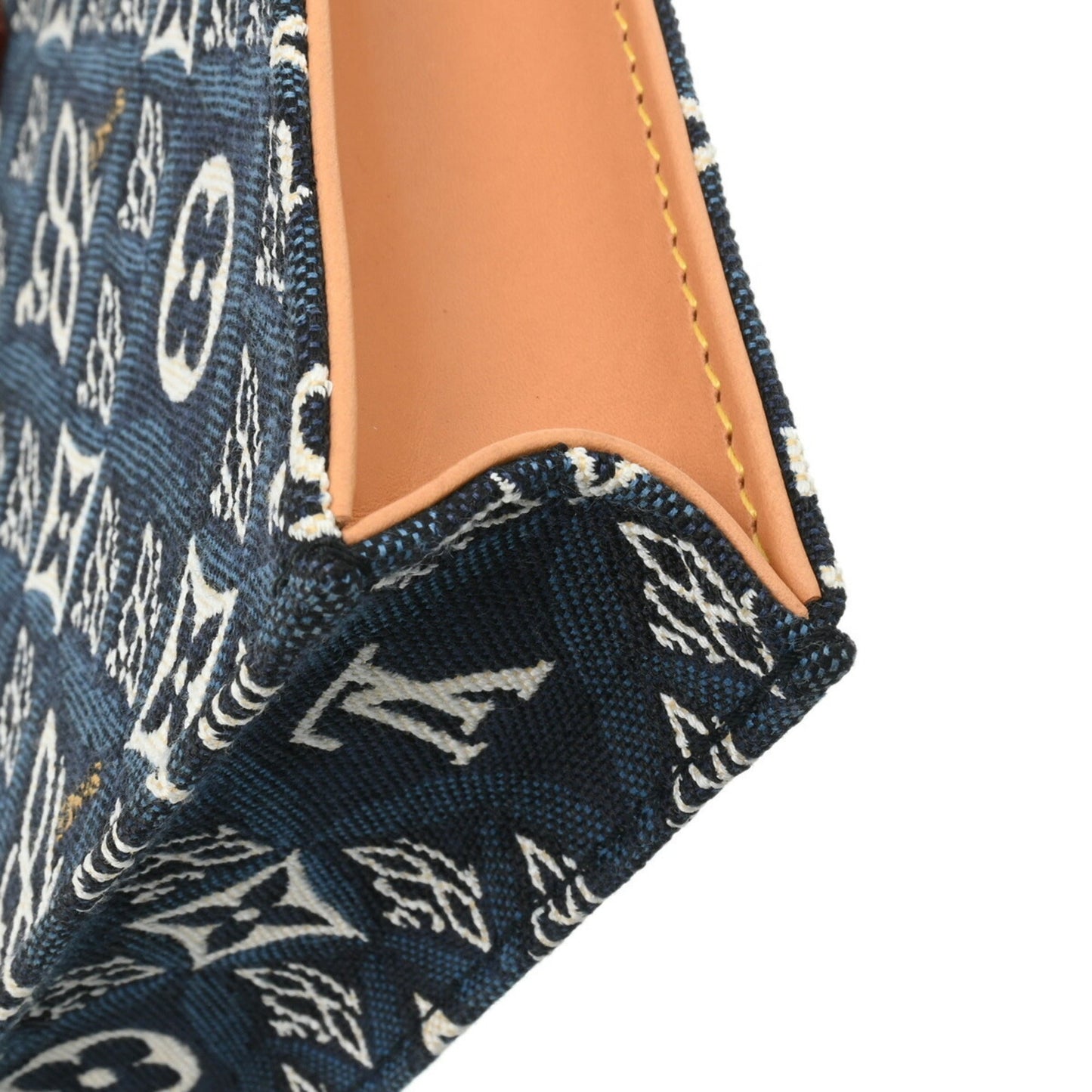 Louis Vuitton Blue Jacquard Shoulder Bag