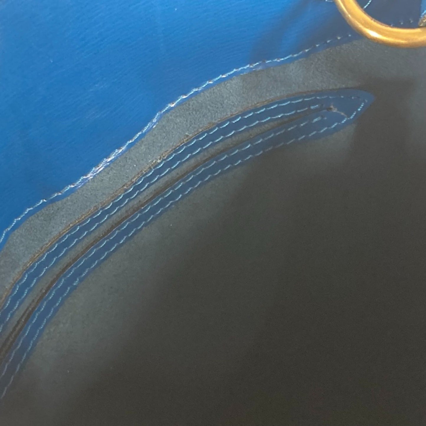 Louis Vuitton Epi Blue Toledo Blue Epi Leather Shoulder Bag