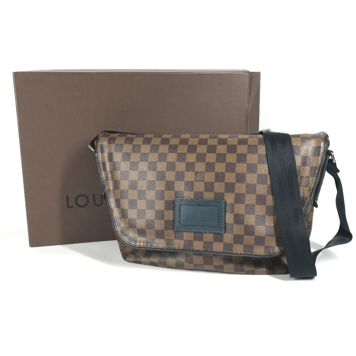 Louis Vuitton Brown Damier Canvas Messenger Bag Shoulder Bag