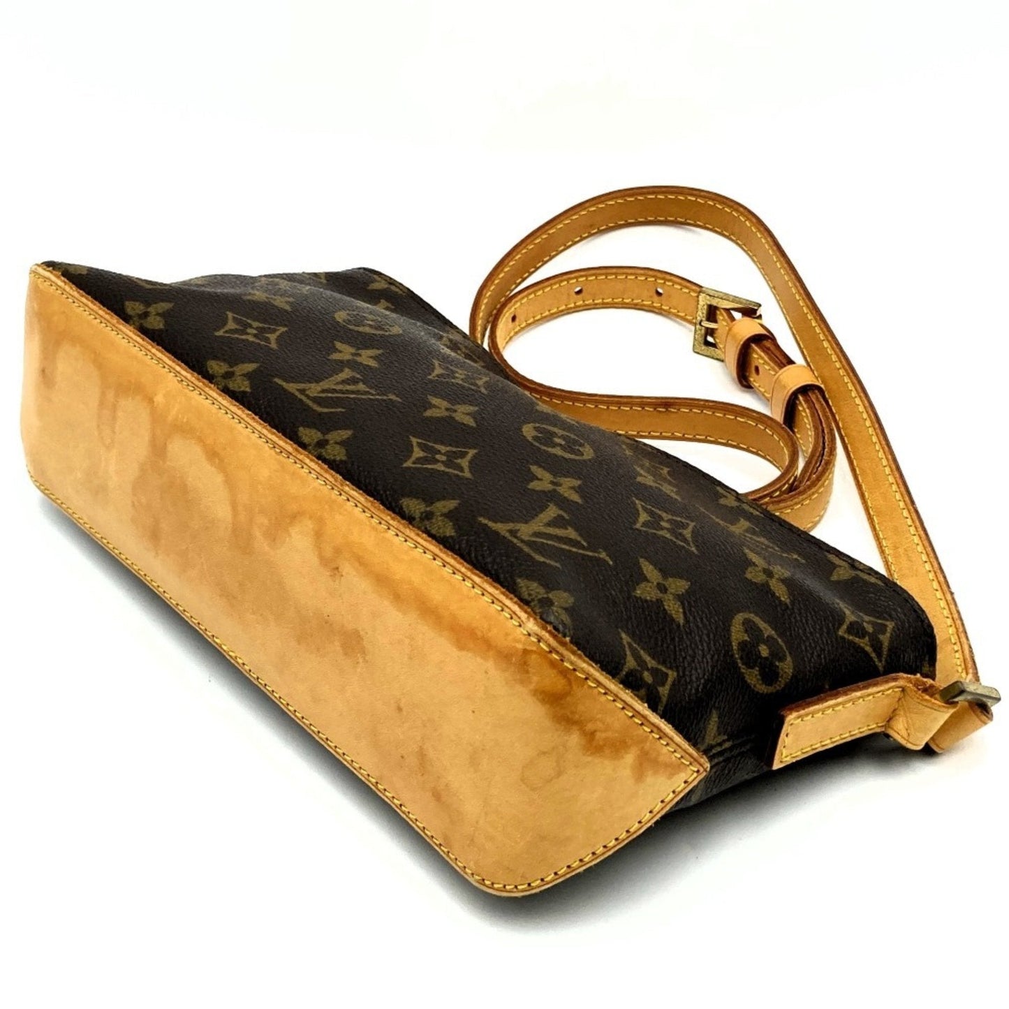 Louis Vuitton Brown Monogram Canvas Shoulder Bag