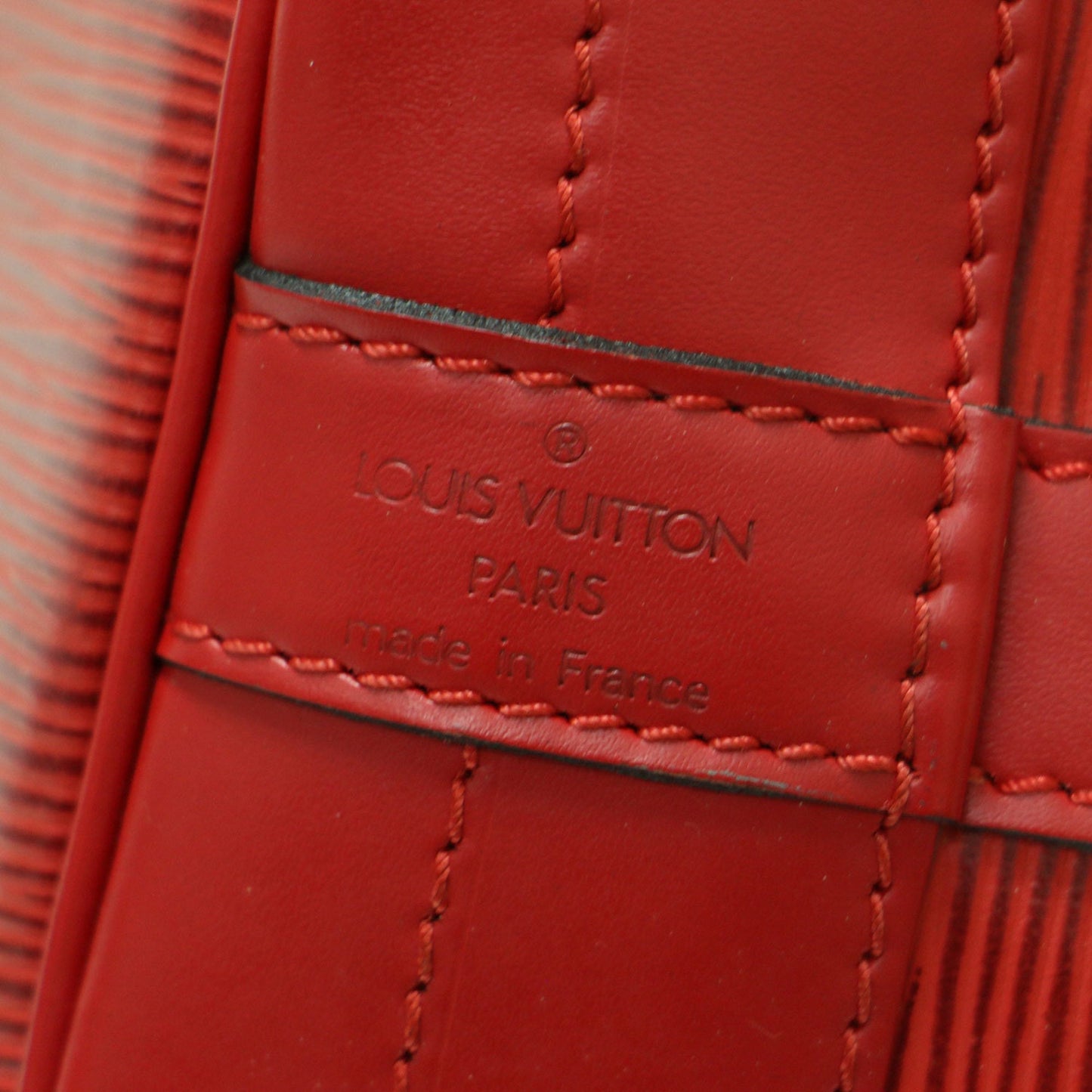 Louis Vuitton Red Color Epi Leather Shoulder Bag