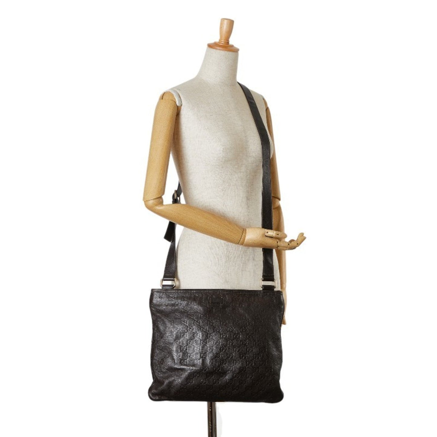 Gucci Brown Leather Shoulder Bag