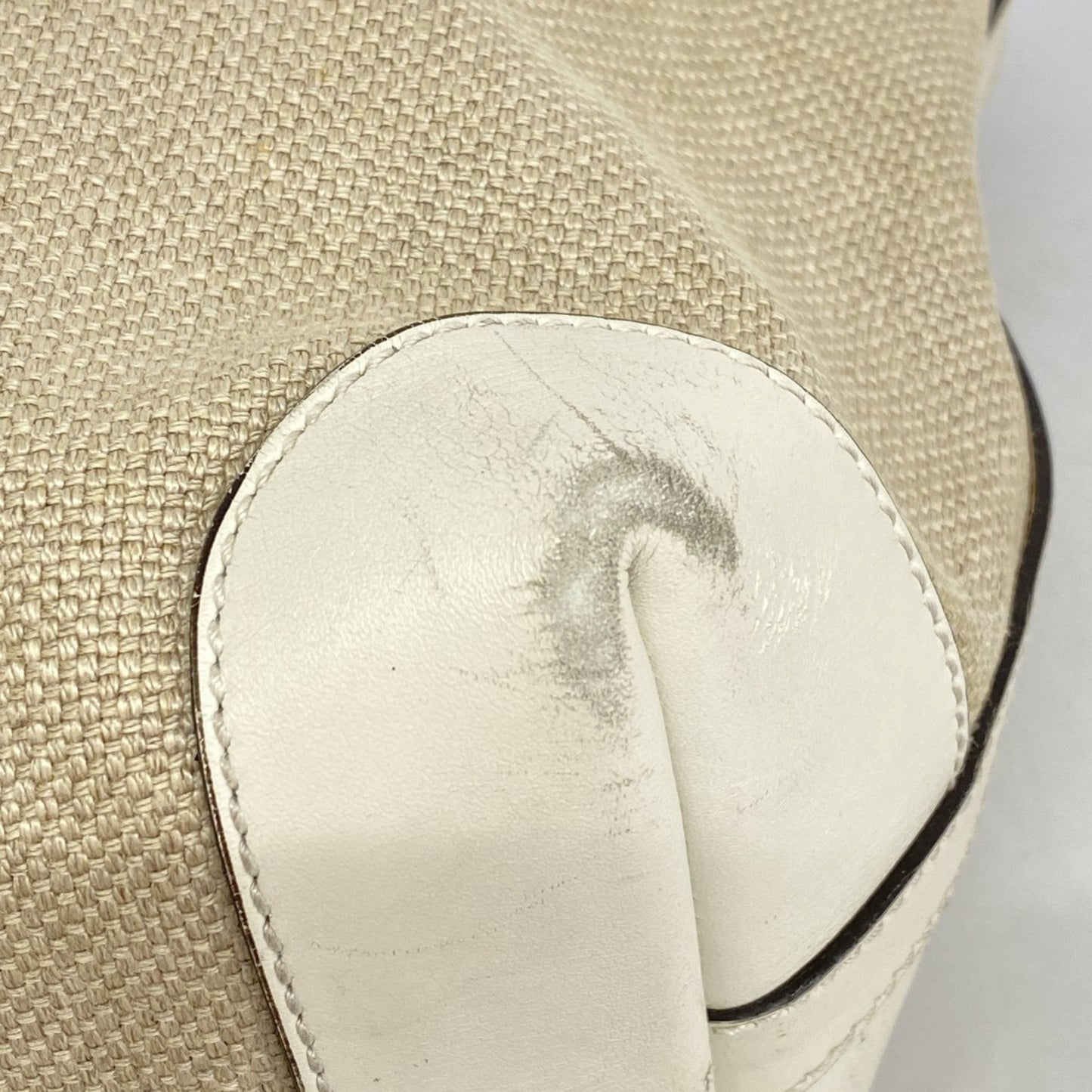 Gucci Beige Canvas Tote Bag