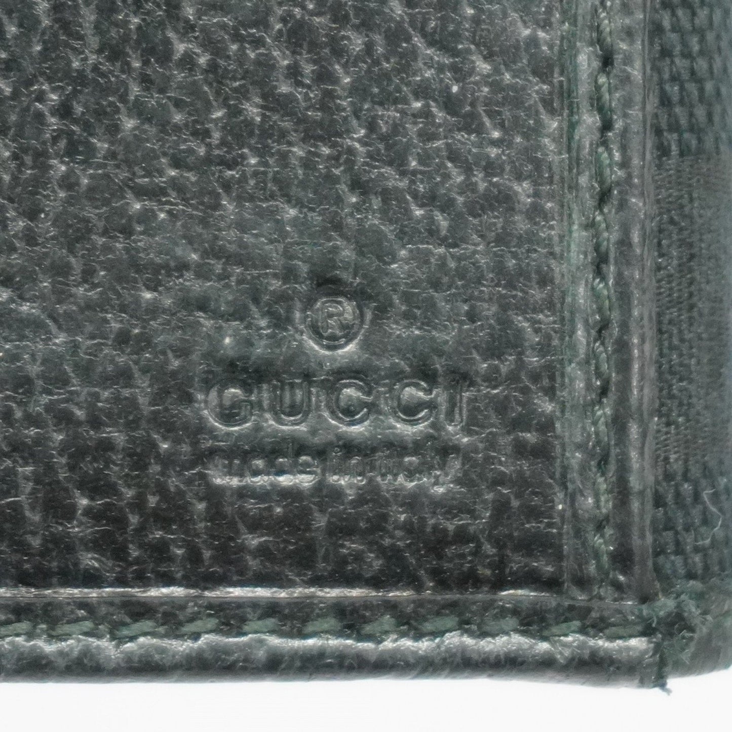 Gucci Black Canvas Long Wallet (Bi-Fold)