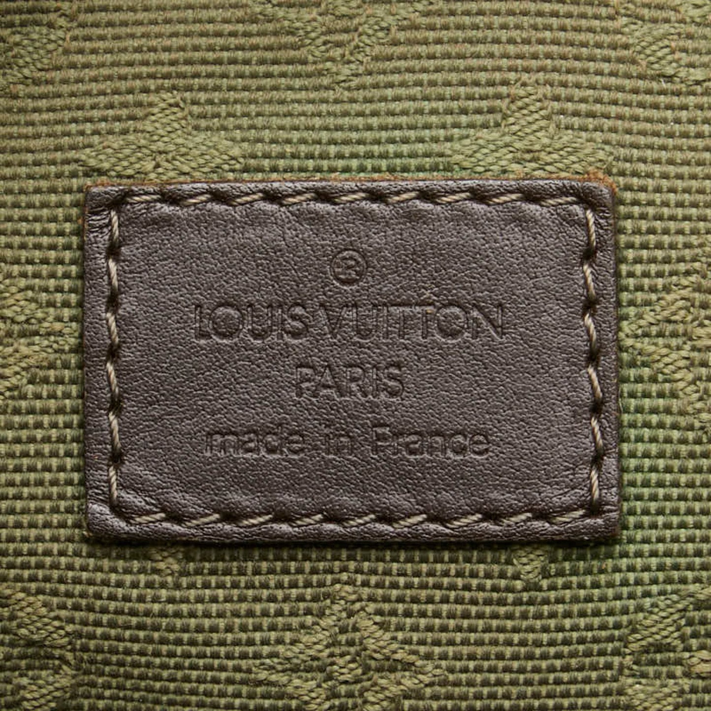 Louis Vuitton Tst Khaki Canvas Leather Shoulder Bag
