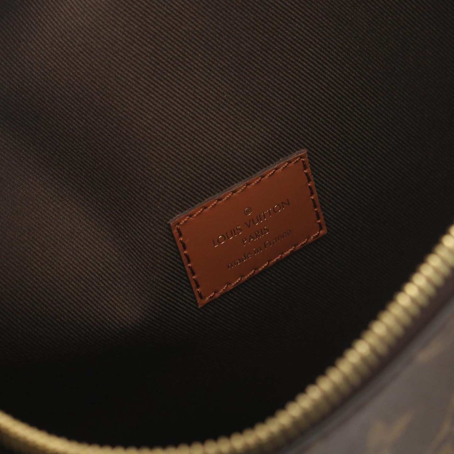 Louis Vuitton Brown Coated Canvas Shoulder Bag