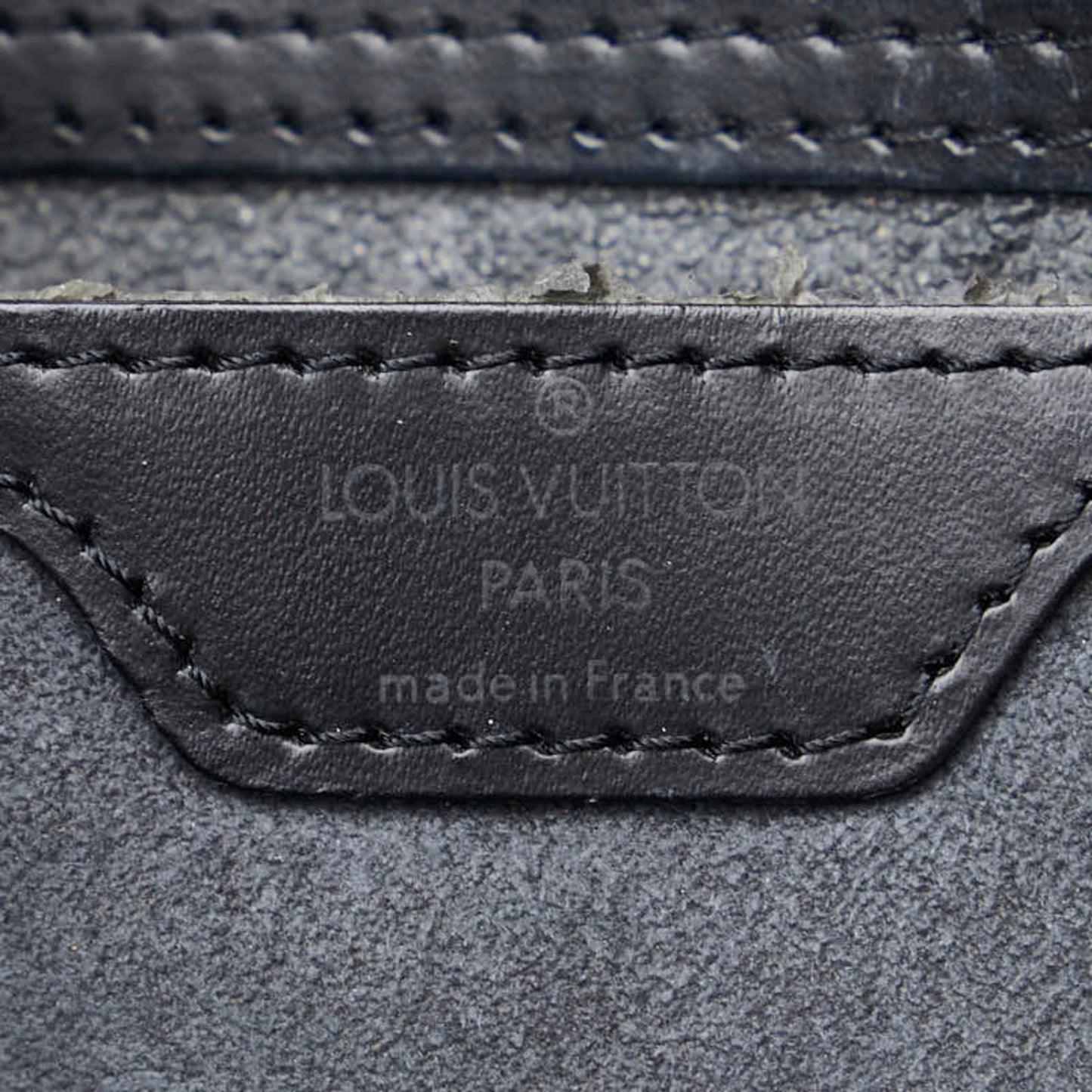 Louis Vuitton Black Noir Leather Backpack