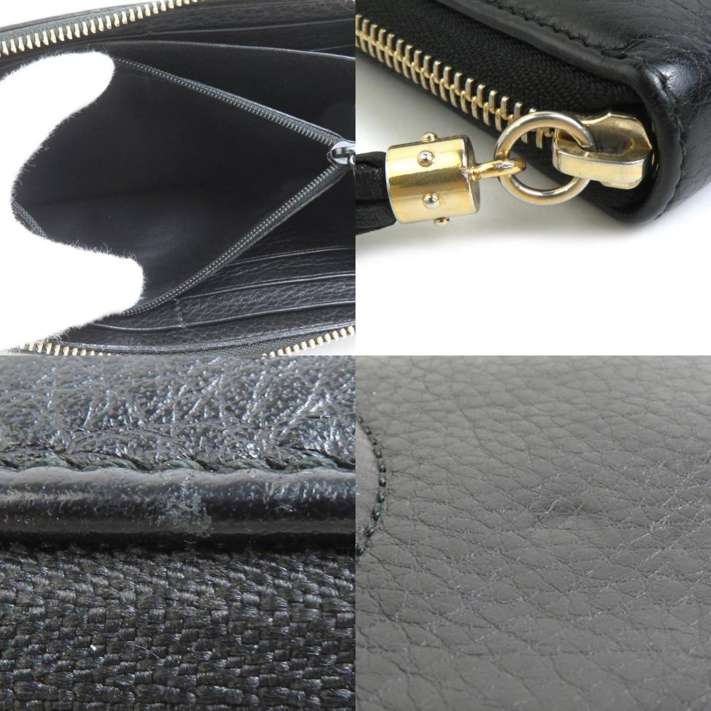 Gucci Black Leather Wallet (Bi-Fold)