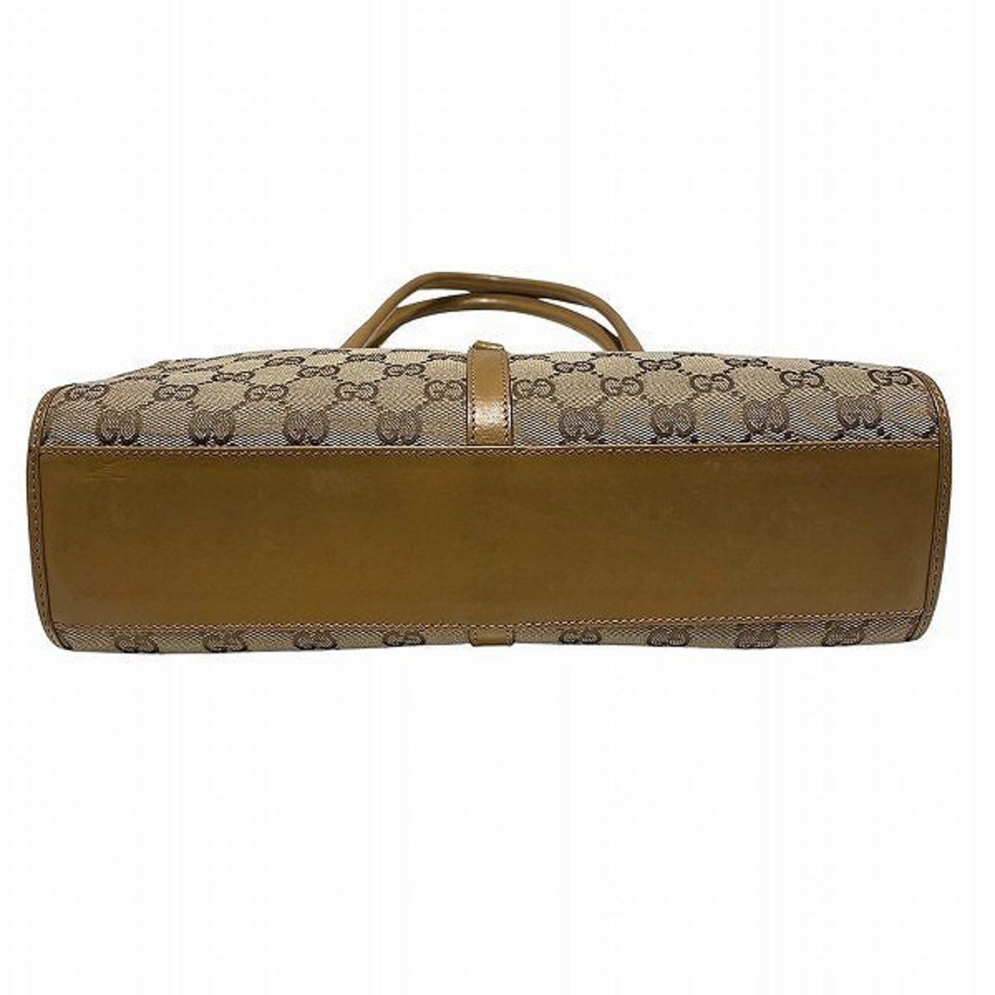 Gucci Beige Pvc Leather Tote Bag