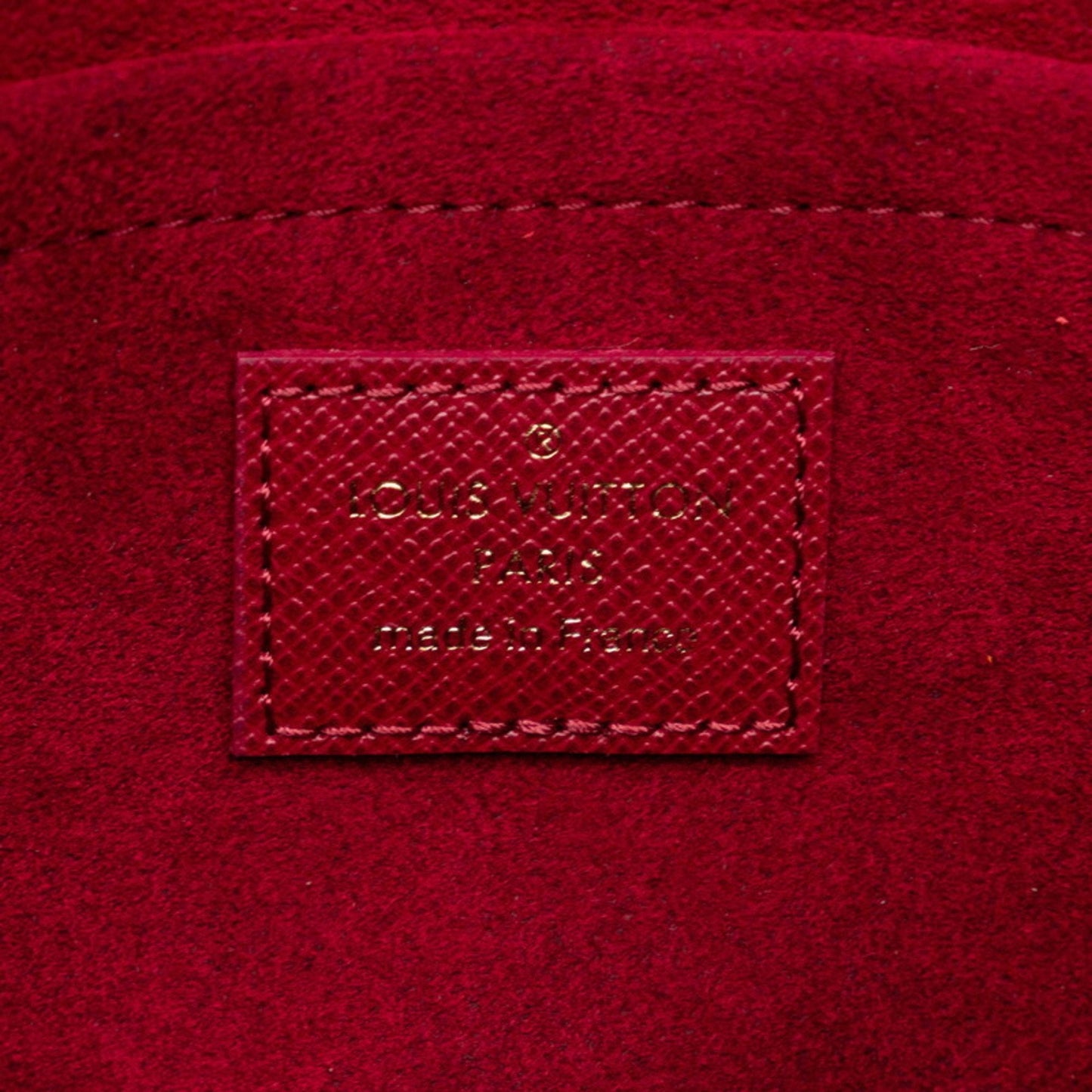 Louis Vuitton Brown Fuchsia Pvc Leather Pouch Shoulder Bag