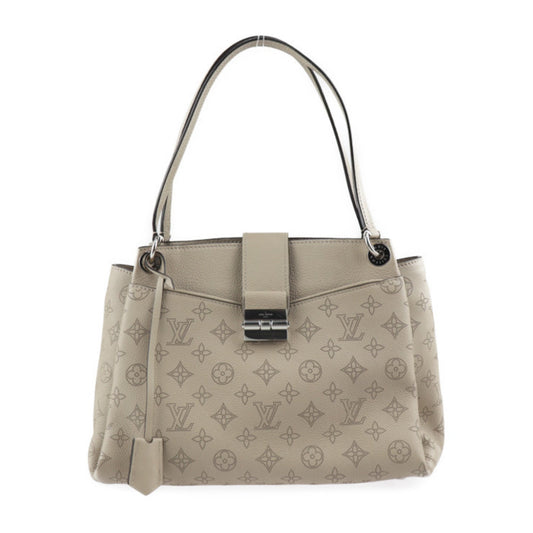 Louis Vuitton Beige Galle Mahina Leather Handbag Shoulder Bag Tote Bag ()