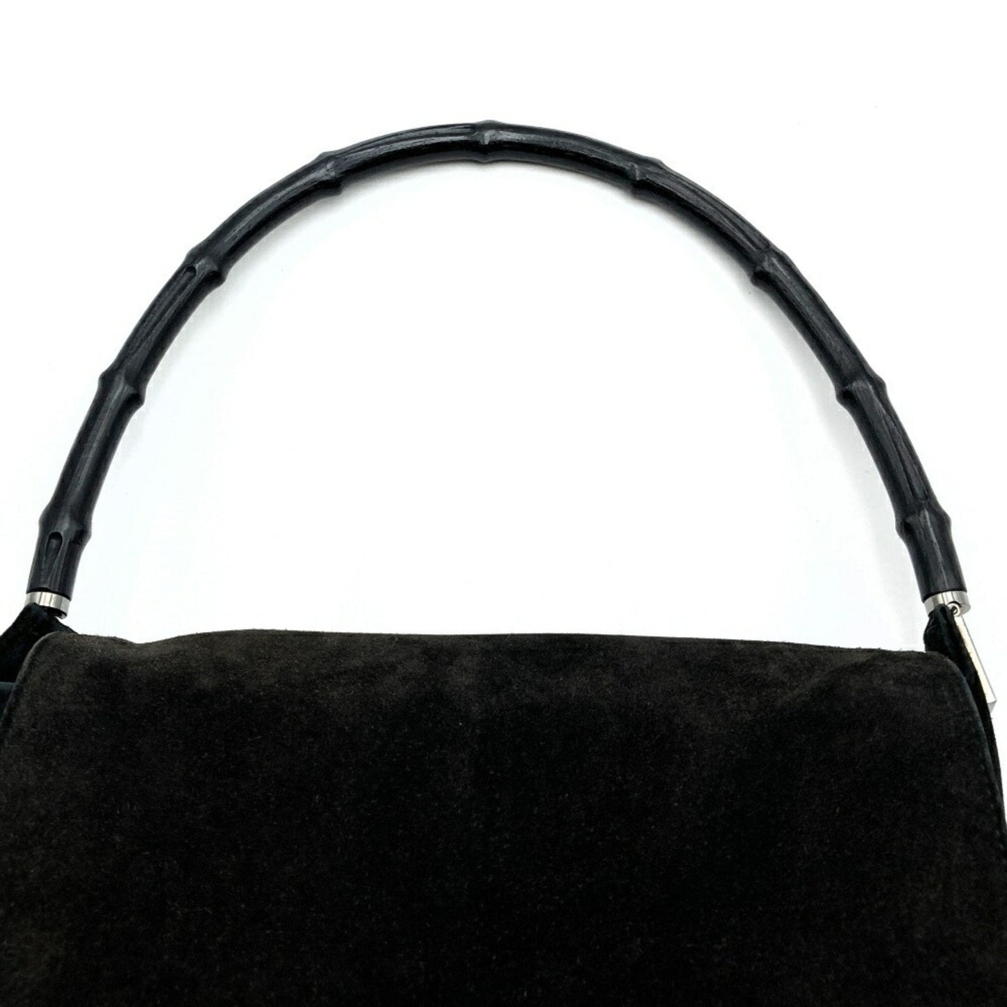 Gucci Black Suede Handbag Shoulder Bag