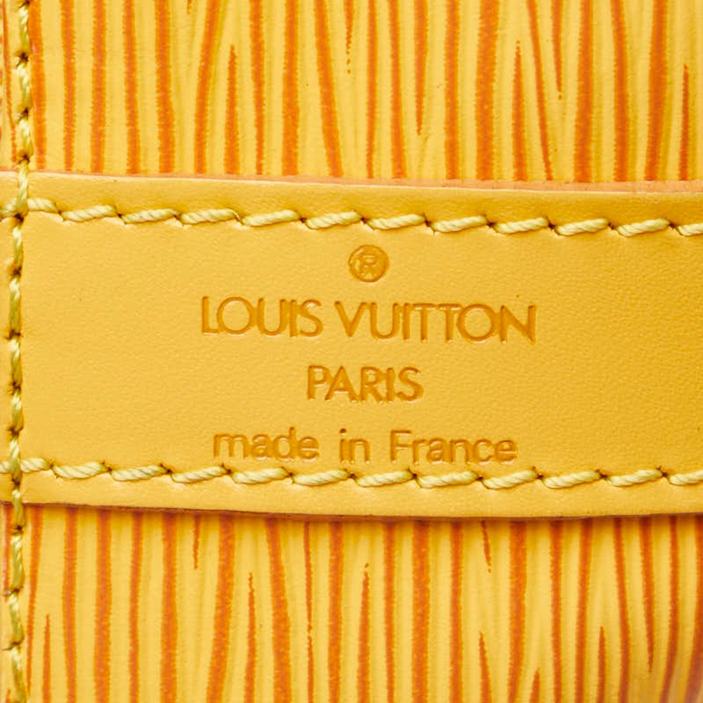 Louis Vuitton Yellow Leather Shoulder Bag
