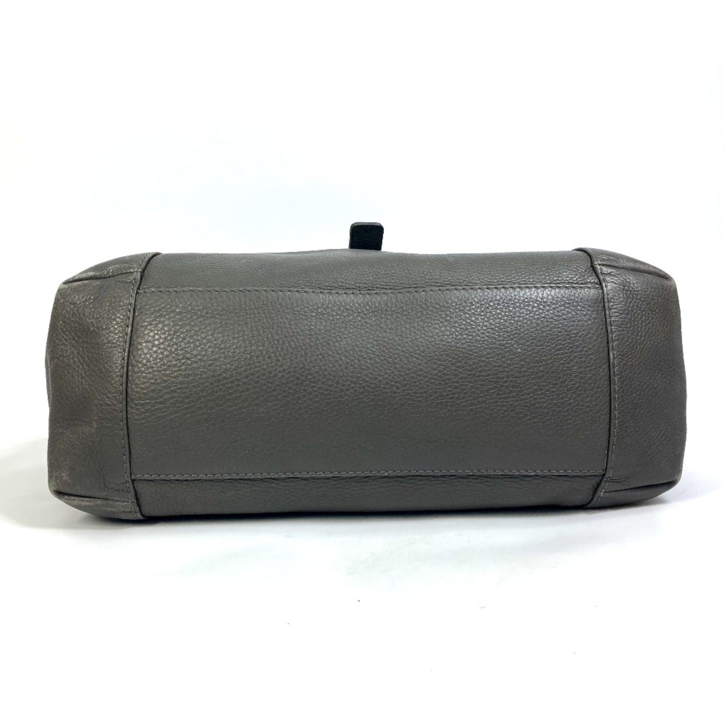 Gucci Gray Leather Tote Bag