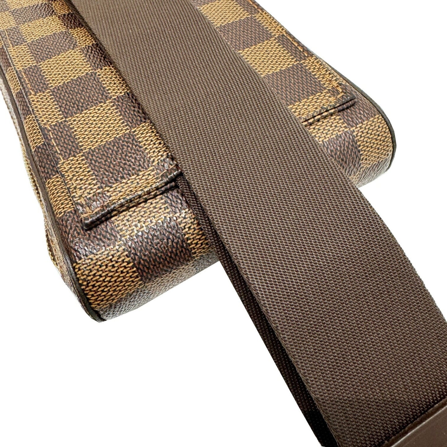 Louis Vuitton Ebene Damier Canvas Shoulder Bag Sling Bag