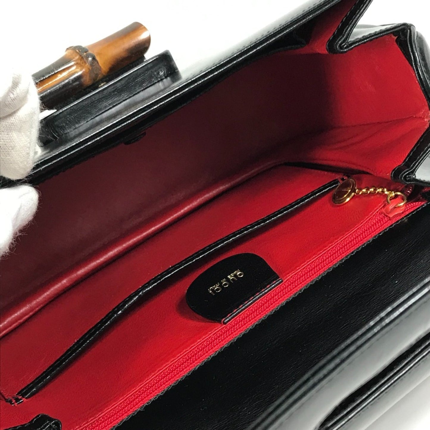 Gucci Black Leather Handbag