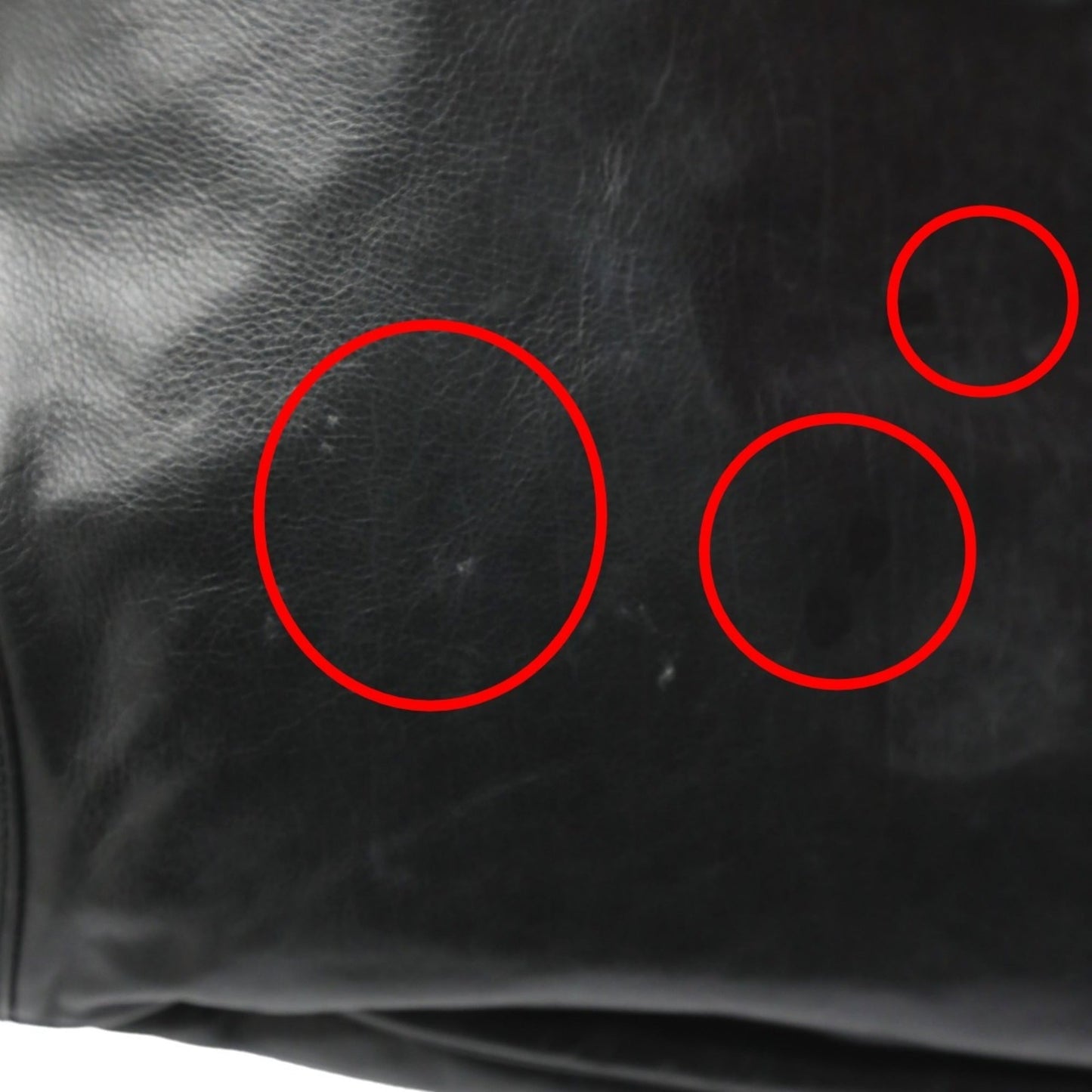 Gucci Black Leather Tote Bag