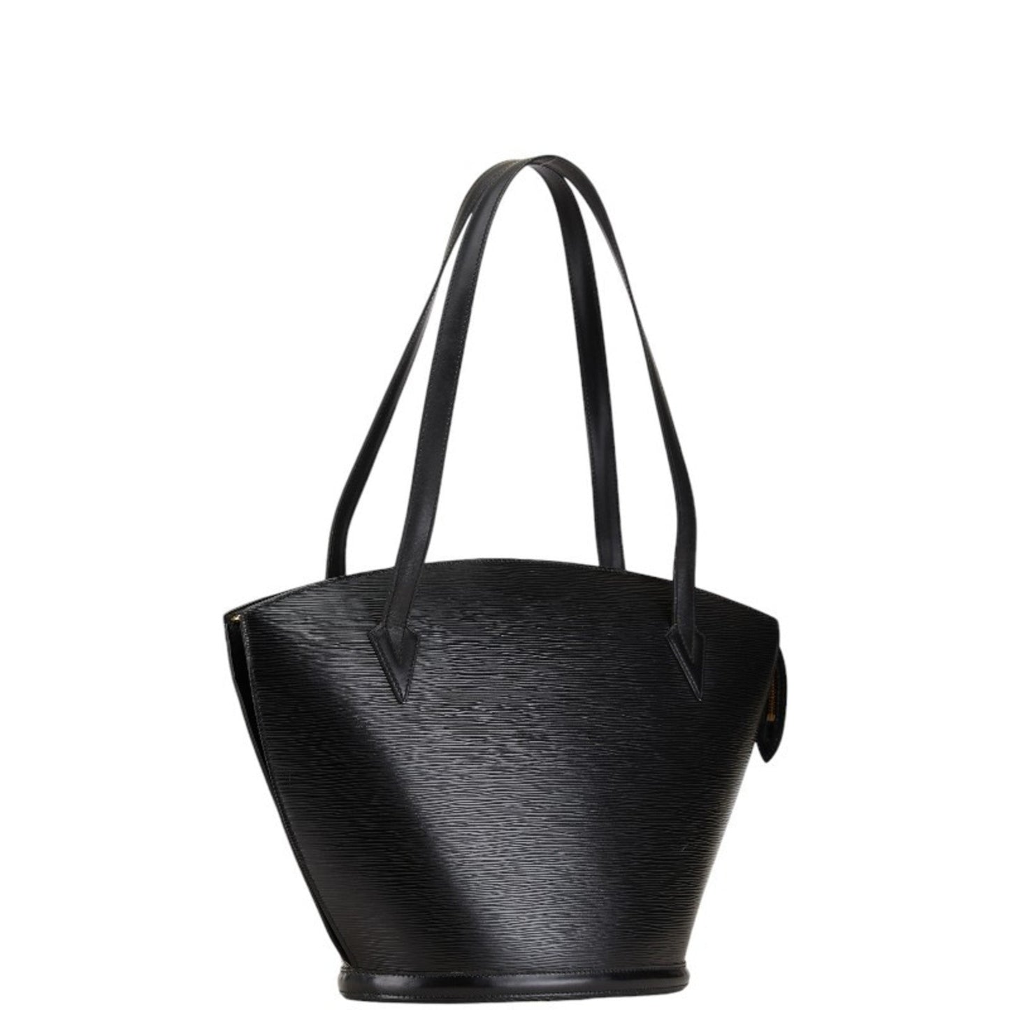 Louis Vuitton Black Noir Leather Shoulder Bag Tote Bag