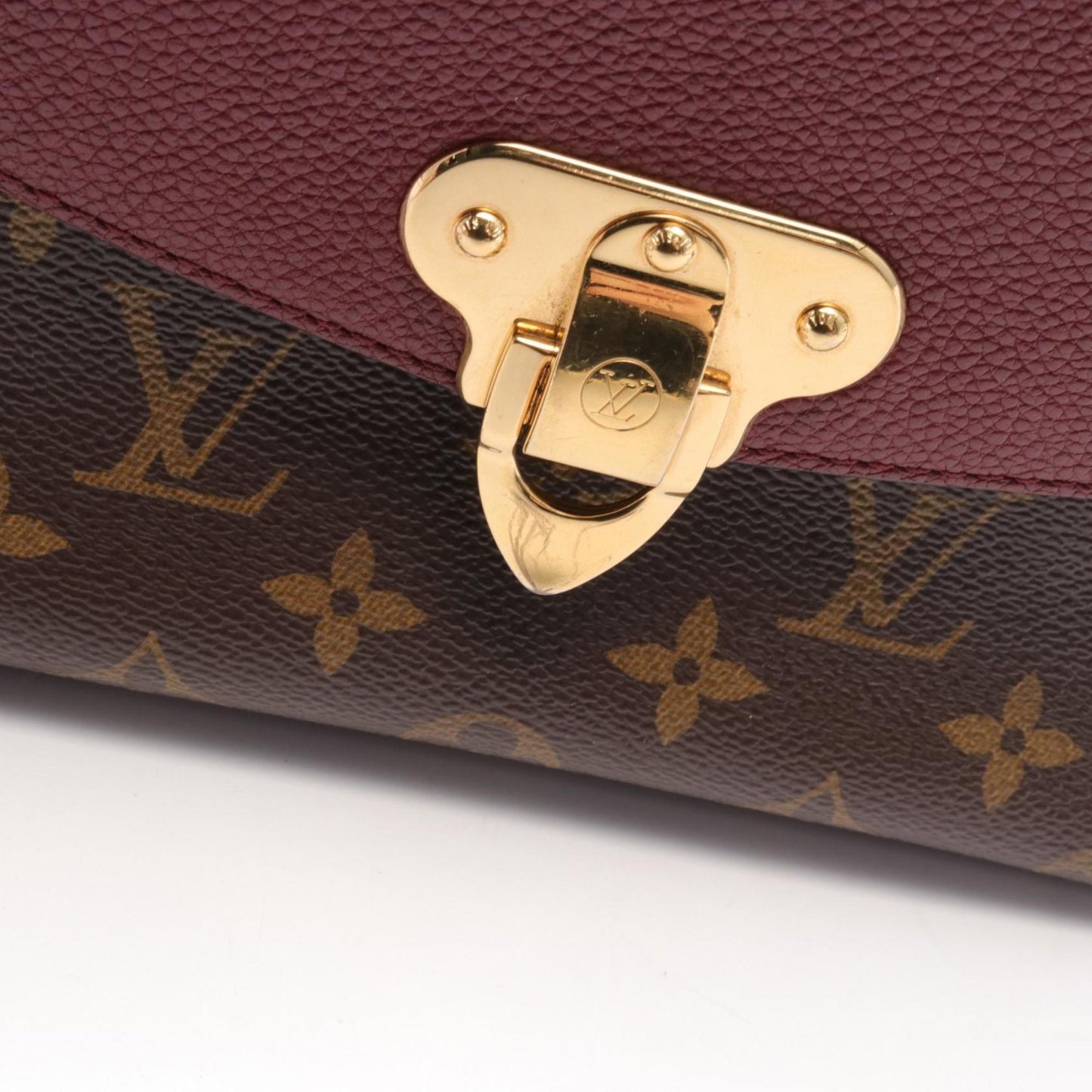 Louis Vuitton Bordeaux Brown Coated Canvas Monogram Pvc Leather Shoulder Bag