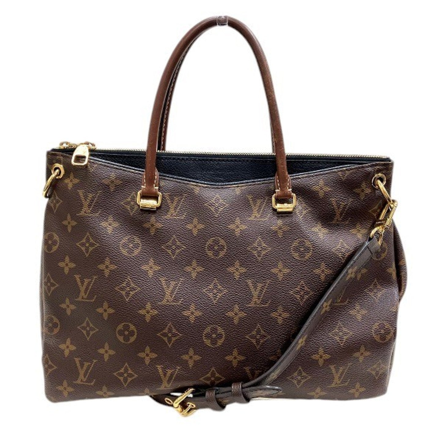 Louis Vuitton Monogram Noir Monogram Shoulder Bag Tote Bag ()