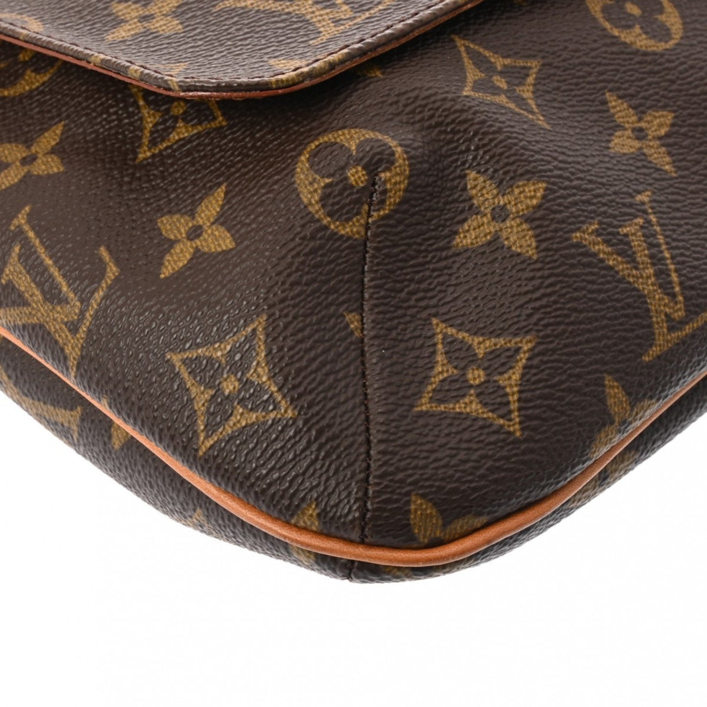 Louis Vuitton Brown Monogram Canvas Shoulder Bag