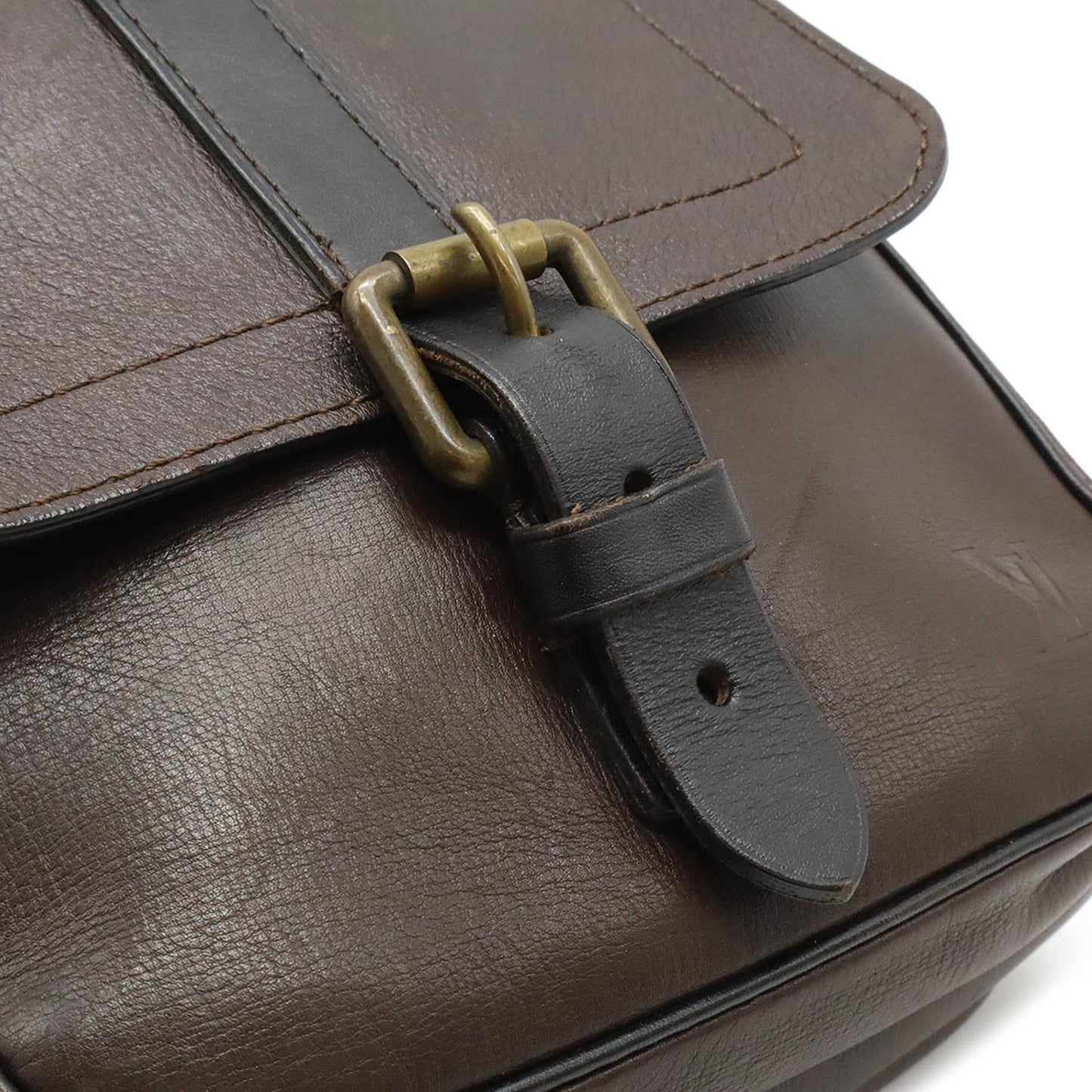Louis Vuitton Coffee Utah Leather Shoulder Bag