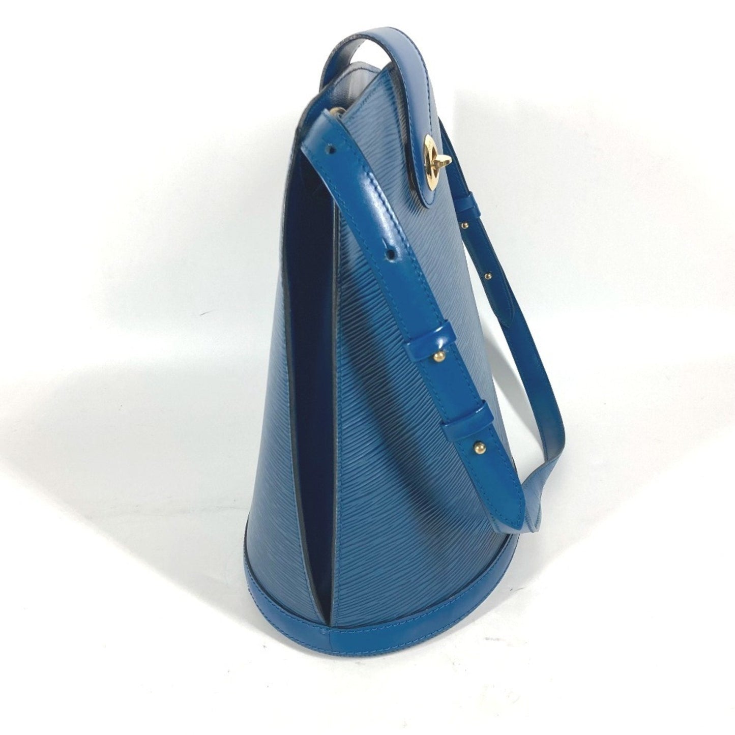 Louis Vuitton Epi Blue Toledo Blue Epi Leather Shoulder Bag