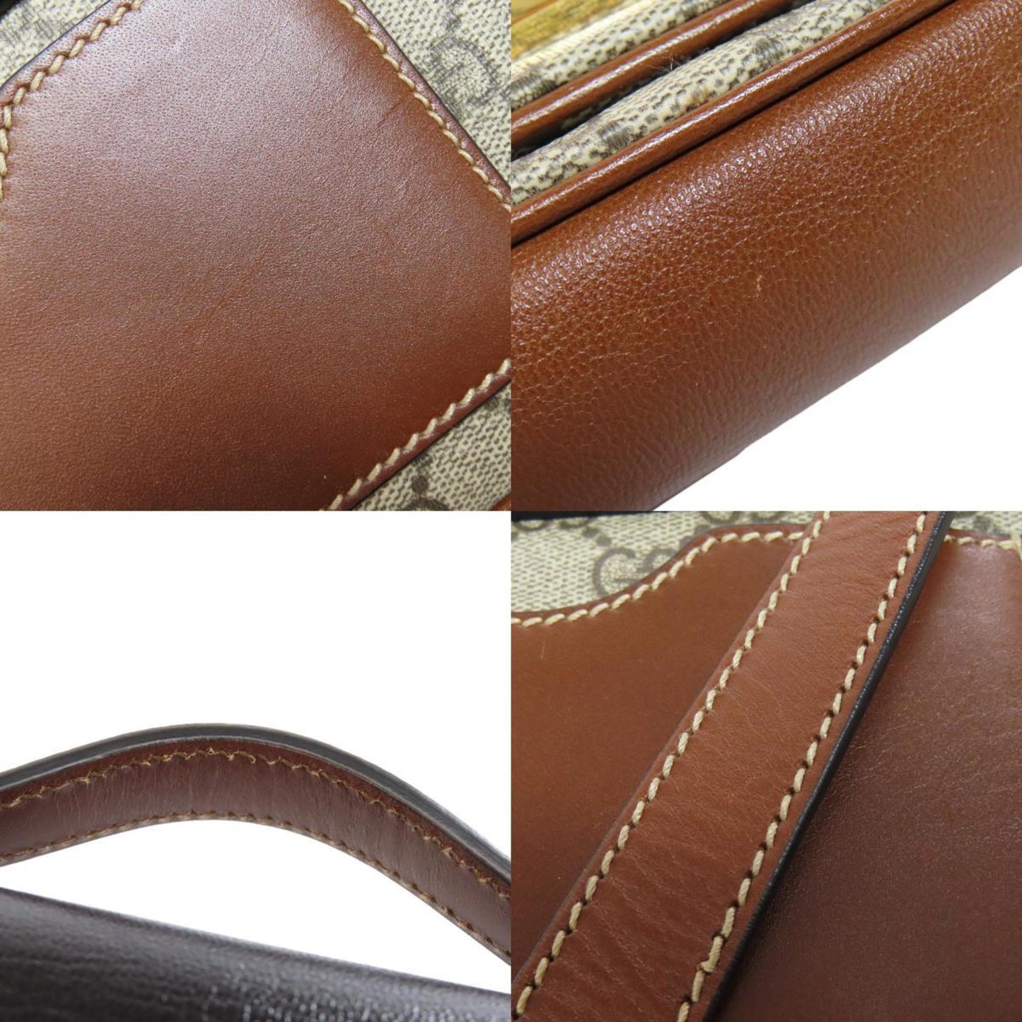 Gucci Brown Pvc Shoulder Bag