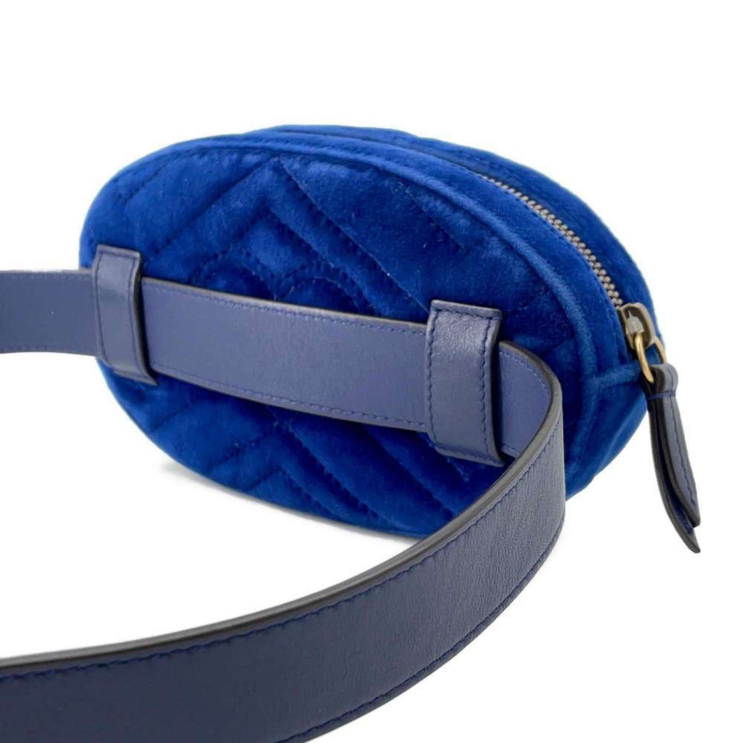 Gucci Blue Leather Sling Bag